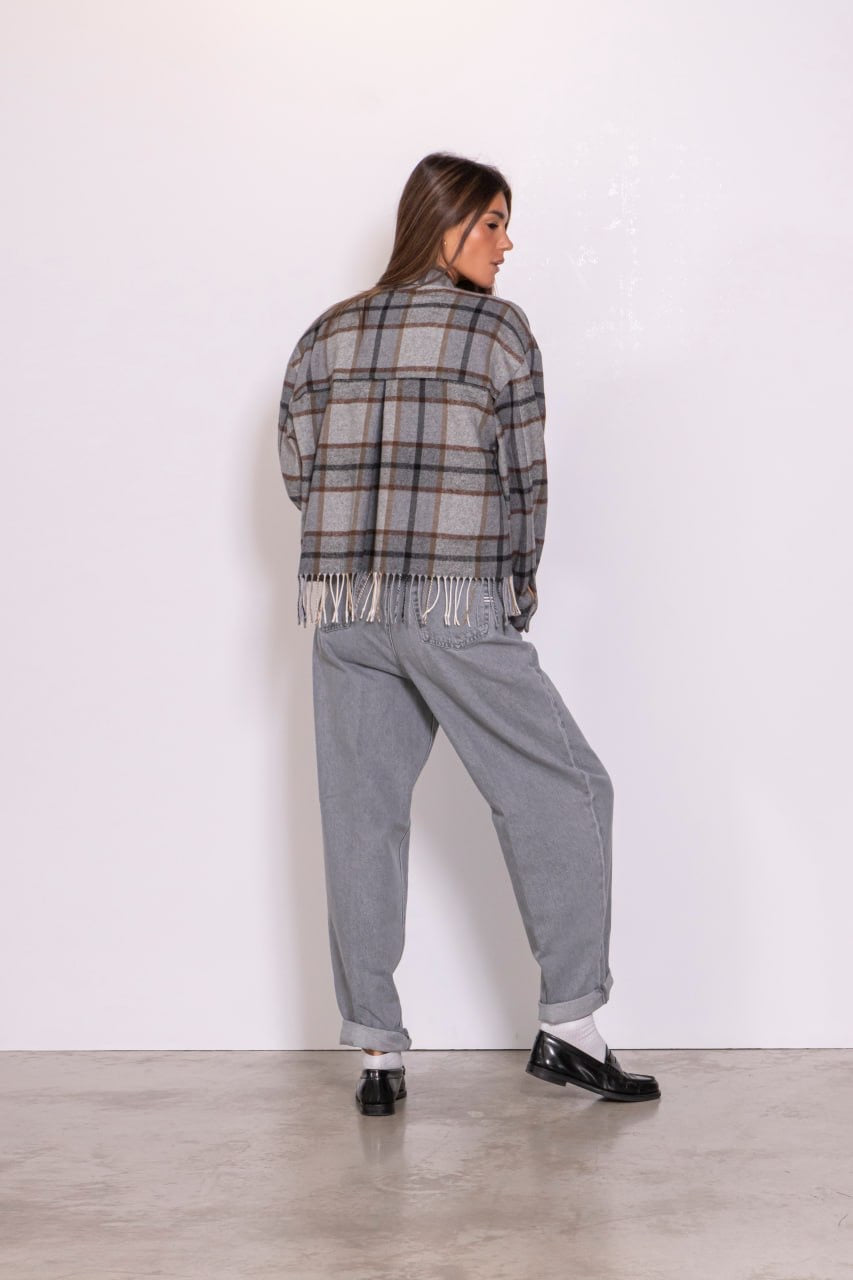 Camicia Quadri Frange