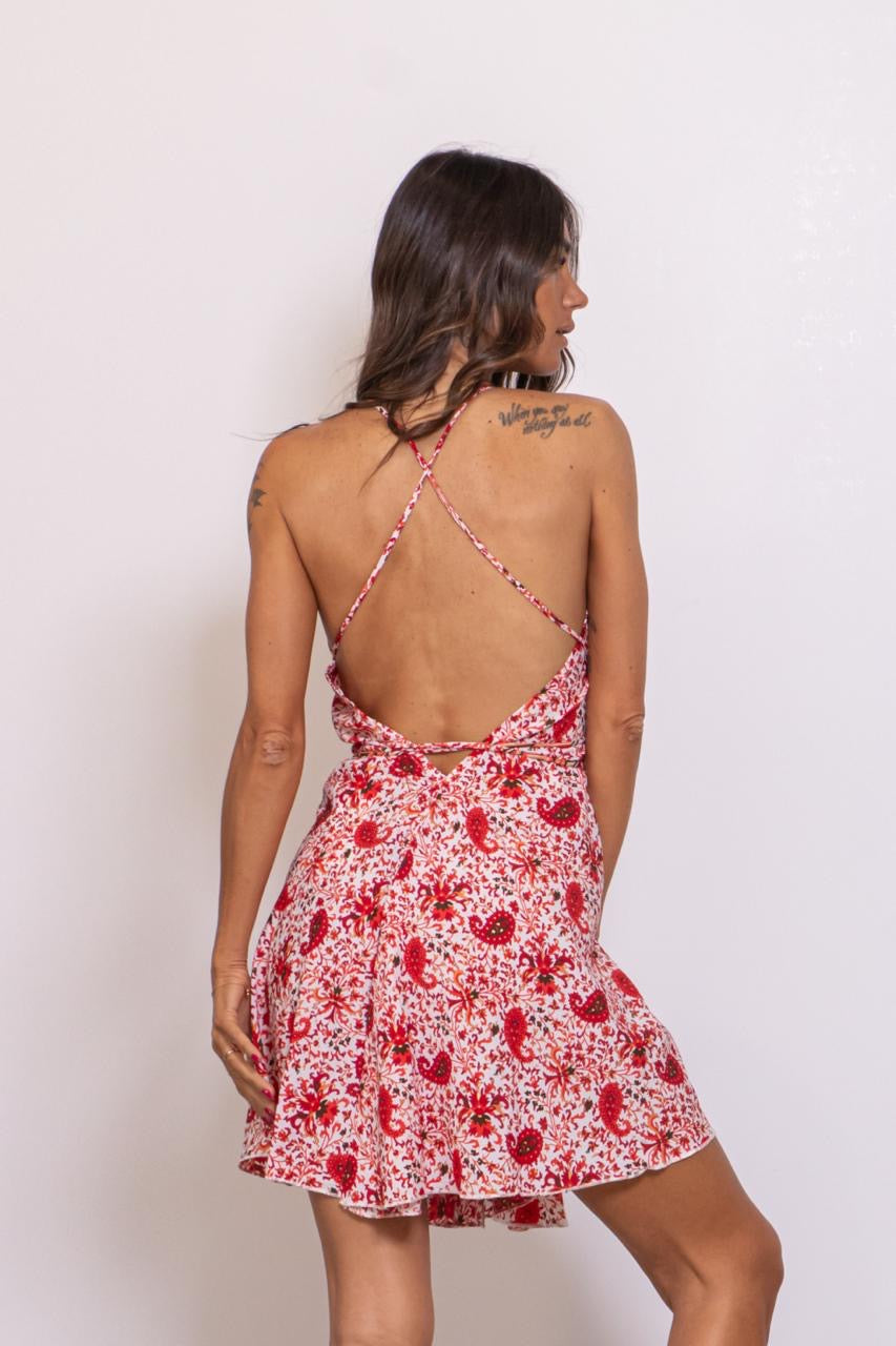 Vanille Short Dress Neroli