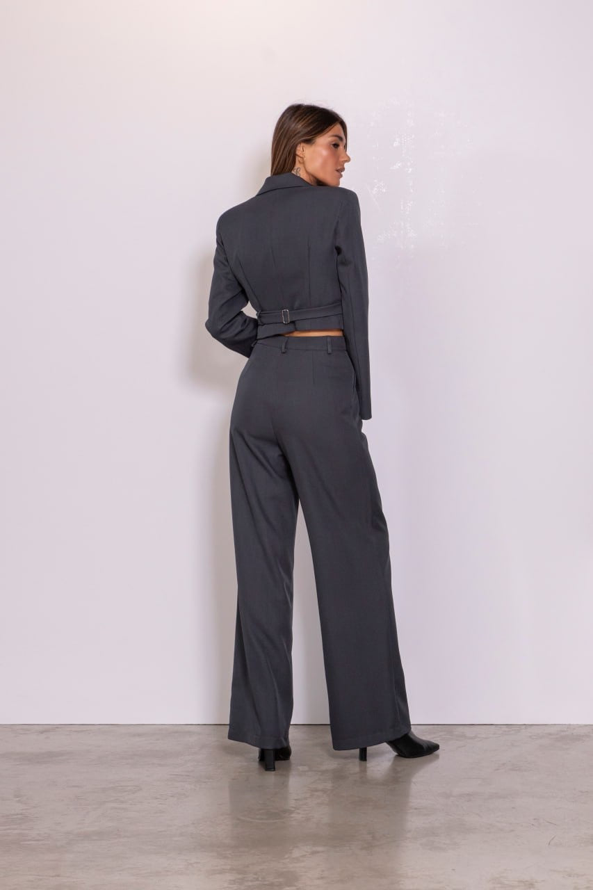 Giacca corsetto grigio