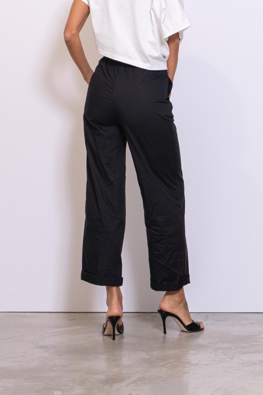 Pantalone Pinces In Popeline