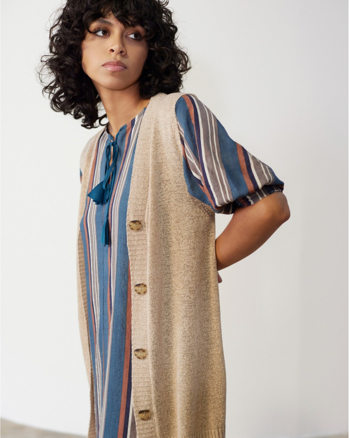Midi Knitted Vest
