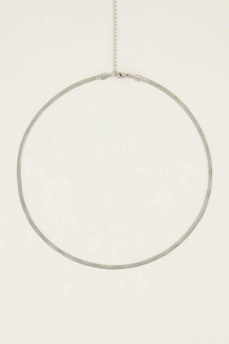 Collana Piatta Snake