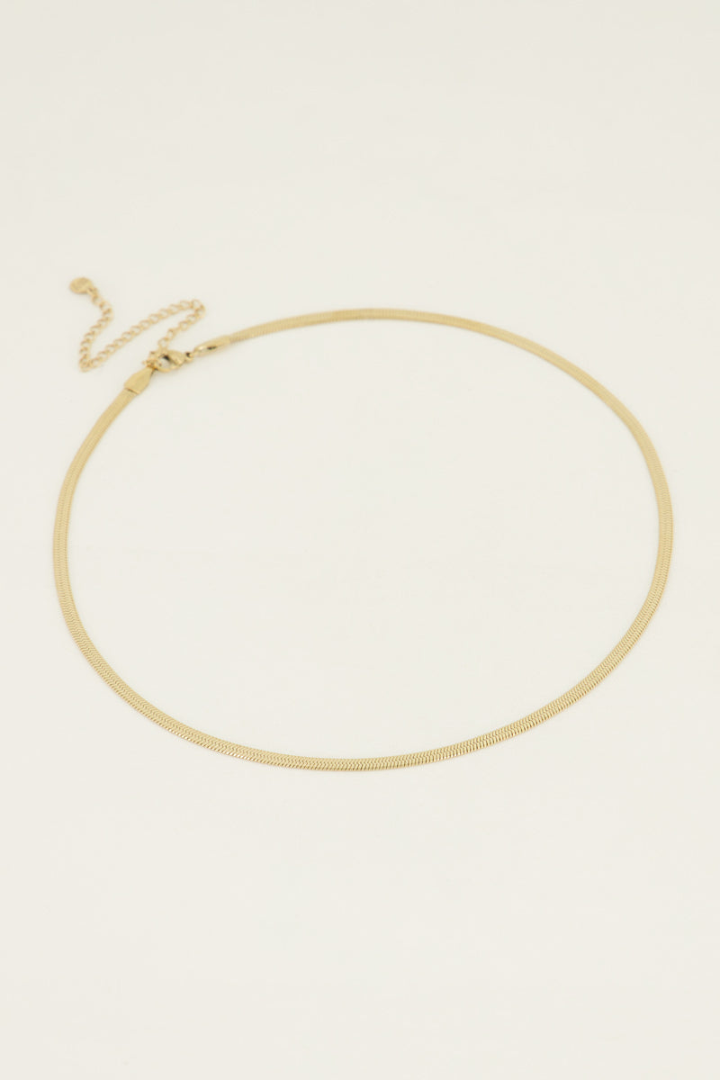 Collana Piatta Snake