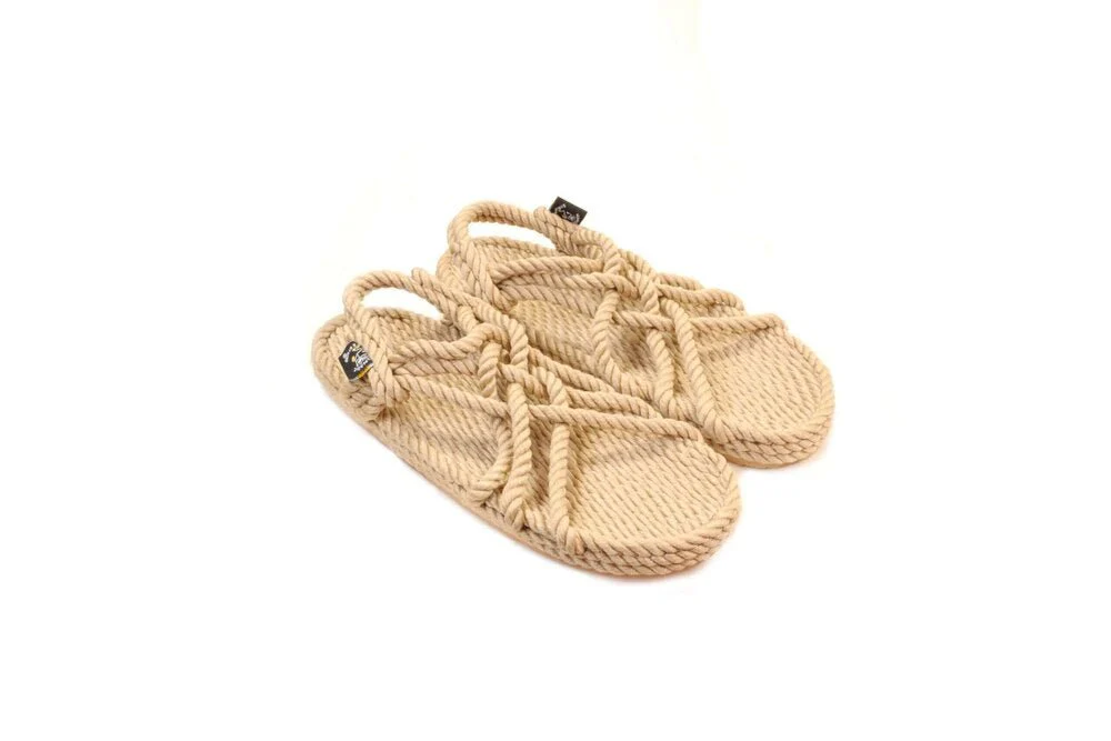 SANDALI JC IN CORDA BEIGE